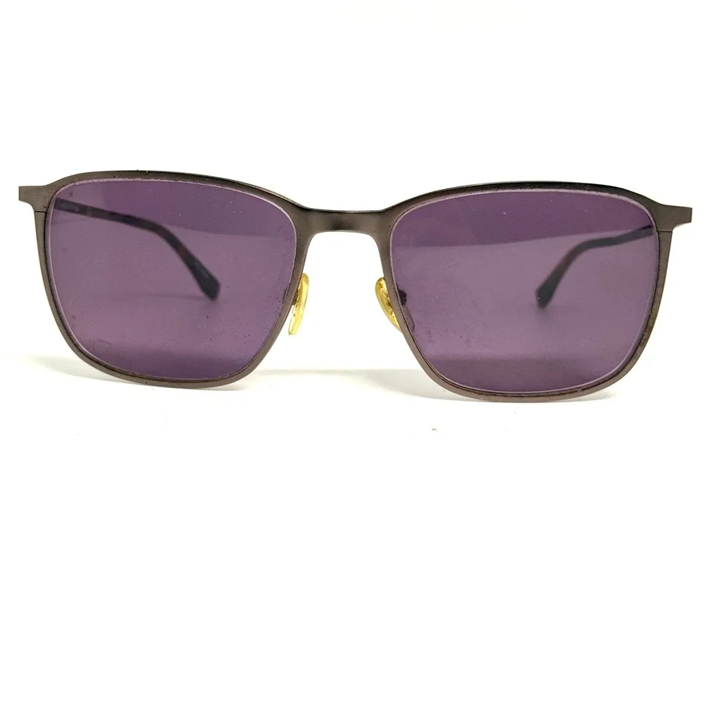 Lacoste L178S 033 Sunglasses Gunmetal Purple Lens Tortoise 57-18-140 Mens Womens